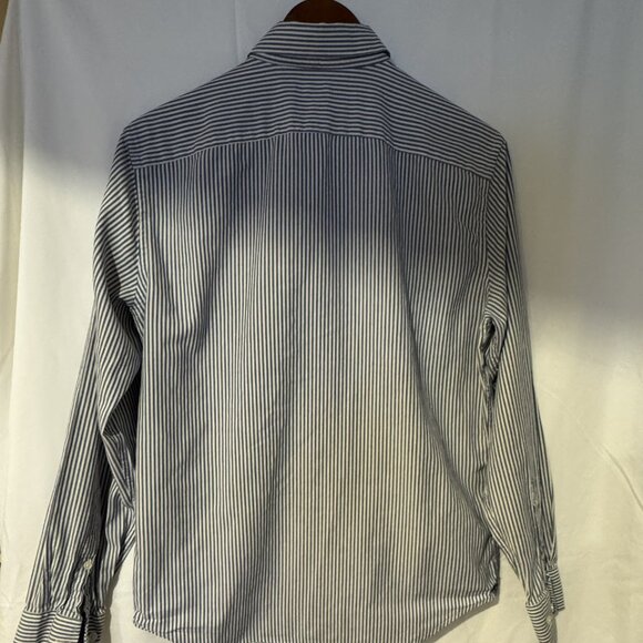 Banana Republic Slim Stretch Striped Button-Down Shirt – Men’s M - Picture 4 of 5